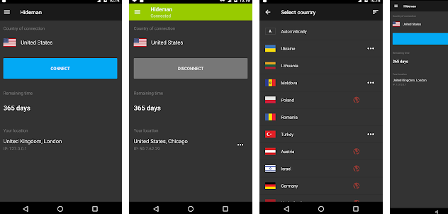 Hideman VPN for PC