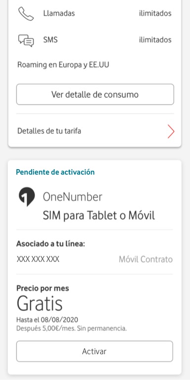 ¿Cómo activar paquetes de datos en Vodafone?