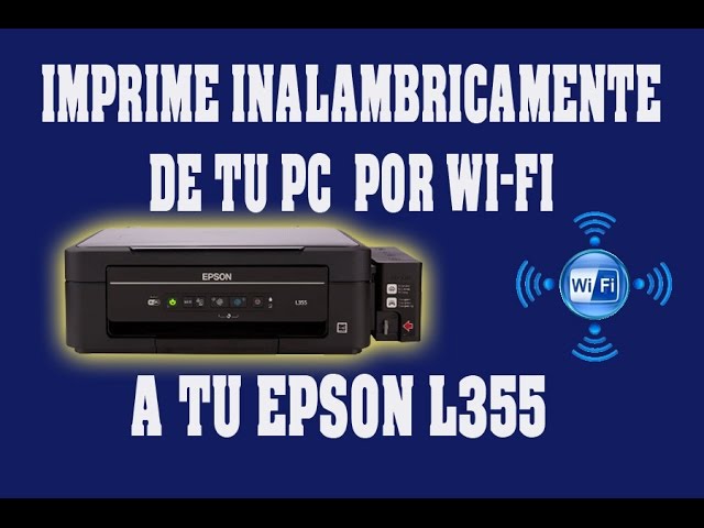 ¿Cómo activo el Wi-Fi de mi impresora Epson?