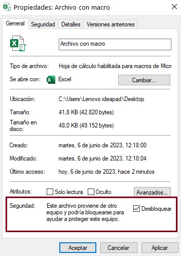 ¿Por qué no se ejecuta una macro en Excel?