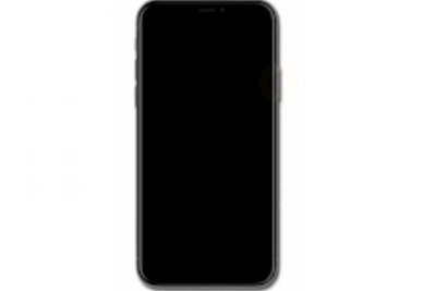 iphone x black screen