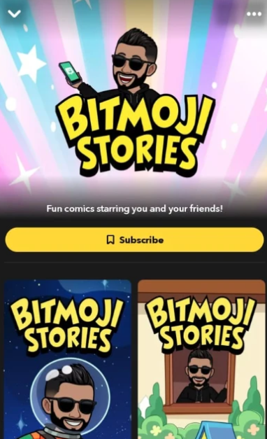 Historias de Bitmoji