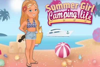 summer girl camping life