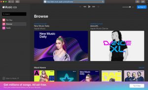 Apple-Music-aplicación web