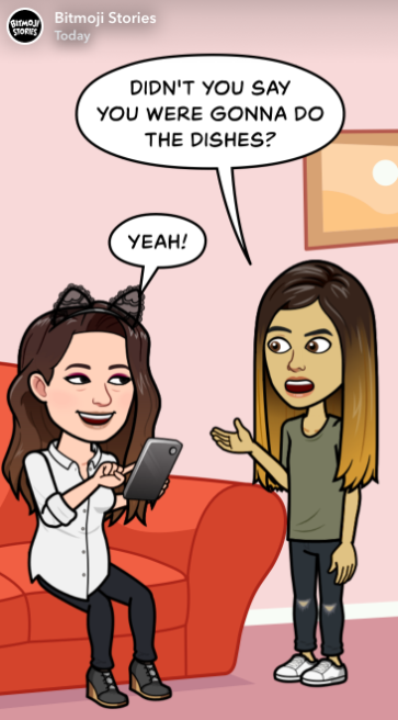 Historias de Bitmoji