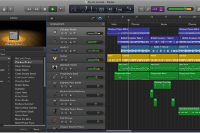 Guía del usuario sobre cómo configurar y mostrar el teclado en GarageBand