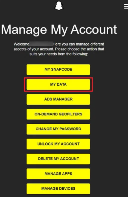 Pendiente en Snapchat