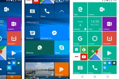 Launcher 10 para Android siempre está actualizado, Windows Phone Launcher
