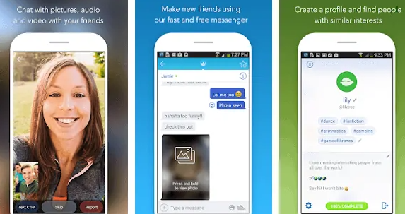 Aplicación de chat de video aleatorio