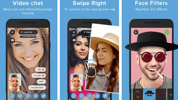 Aplicación de chat de video aleatorio