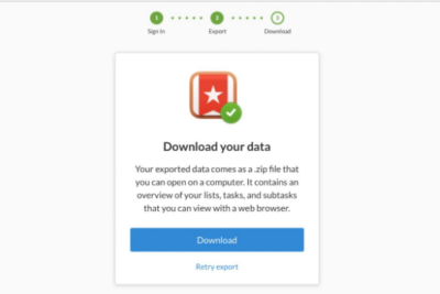 Cómo exportar, enviar por correo electrónico o imprimir sus tareas desde Wunderlist