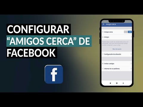 ¿Dónde está la opción de Amigos cerca en Facebook?