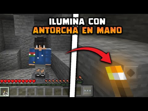¿Cuánto ilumina la antorcha de Minecraft?